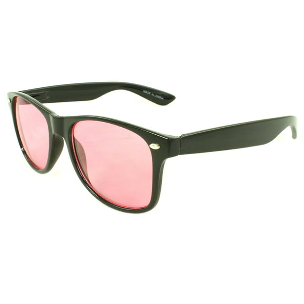 HOOK LDN Sunglasses Gold Frame with Pink Lens Womens RRP £95